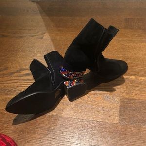 Black booties